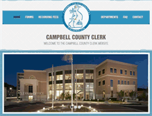 Tablet Screenshot of campbellcountyclerkky.com